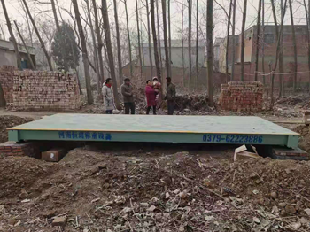 周口鄲城縣董莊農業合作社30噸地磅