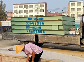 河南康諾建筑杞縣中醫院項目150噸地磅