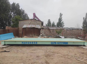 開封縣西姜寨鄉尹寨大蒜收購站30t地磅