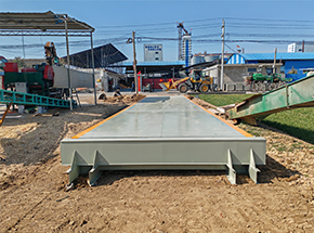 焦作市博愛縣金城鄉豫糧合作社100噸地磅