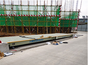 河南龐造建設工程承建孟津項目100噸地磅